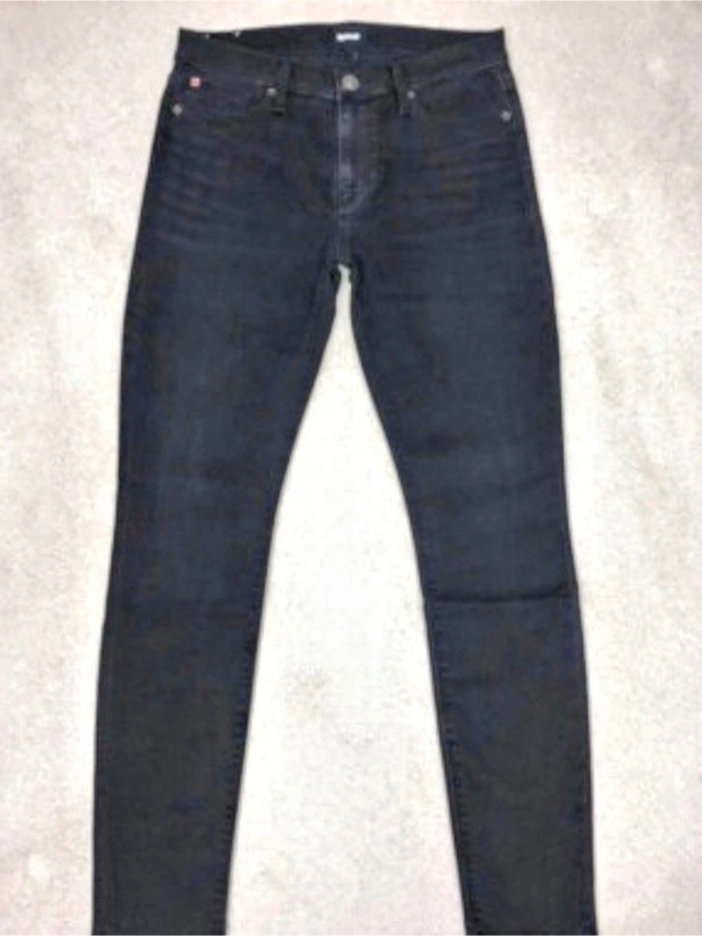 Hudson Jeans Black waxed Skinny Jeans